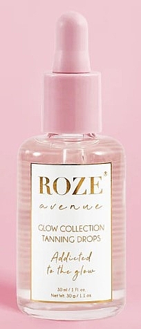 Krople do opalania - Roze Avenue Glow Collection Tanning Drops — Zdjęcie N1