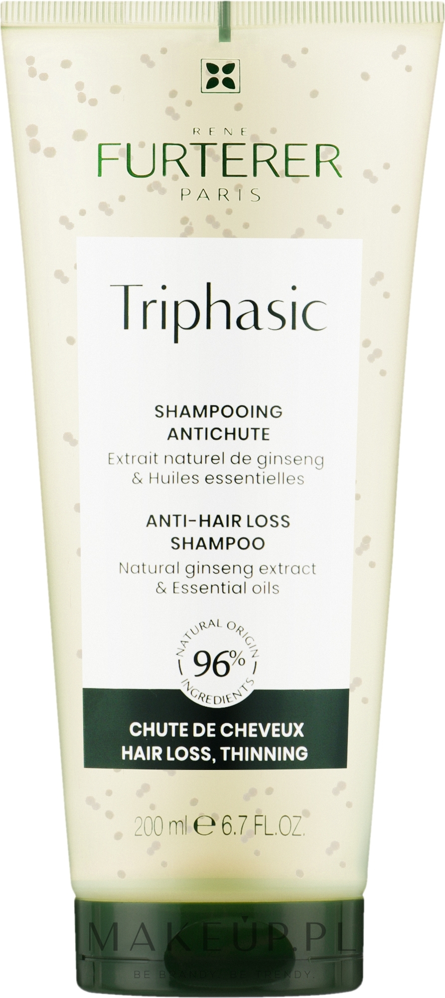 Stymulujący szampon przeciw wypadaniu włosów z olejkami eterycznymi - Rene Furterer Triphasic Anti-Hair Loss Ritual Shampoo — Zdjęcie 200 ml