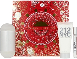 Carolina Herrera 212 NYC Gift Set - Zestaw (edt/100ml + edt/10ml + b/lot/100ml) — Zdjęcie N1
