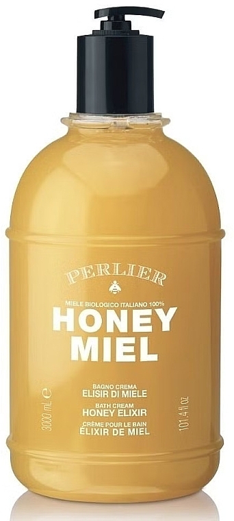 Kremowy żel pod prysznic Miodowy Eliksir - Perlier Honey Miel Bath Cream Honey Elixir — Zdjęcie N2