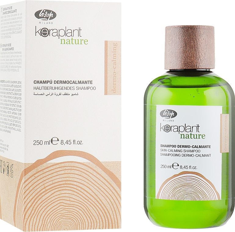 Kojący szampon - Lisap Keraplant Nature Skin-Calming Shampoo — Zdjęcie N4