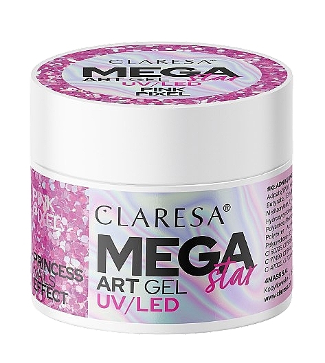 Żel do stylizowania paznokci - Claresa Megastar UV/LED Art Gel — Zdjęcie N2