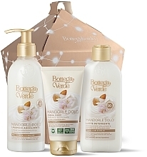 Kup Zestaw - Bottega Verde Mandorle Dolci (soap/250ml + h/cr/75ml + f/lot/200ml)