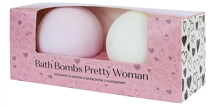 Zestaw - LaQ Bath Bombs Pretty Woman(bath/bomb/120g*2) — Zdjęcie N1