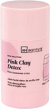 Oczyszczający sztyft do twarzy z glinką różaną - IDC Institute Pink Clay Detox Face Cleansing Stick — Zdjęcie N2