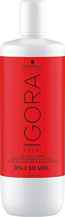 Oksydant 9% - Schwarzkopf Professional IGORA Royal Colorist’s Oil Developer — Zdjęcie N2