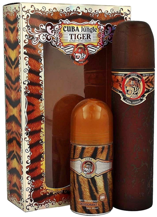 Cuba Jungle Tiger - Zestaw (edp 100ml + deo 50ml) — Zdjęcie N1