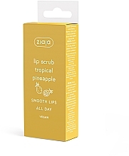 Peeling do ust Tropical Pineapple - Ziaja Lip Scrub Tropical Pineapple (tuba) — Zdjęcie N2