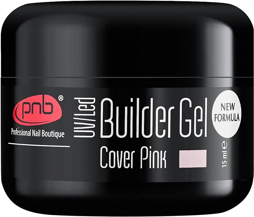 Żel budujący, różowy - PNB UV/LED Builder Gel Cover Pink