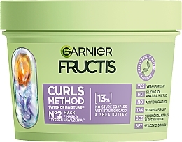Maska nawilżająca do włosów kręconych - Garnier Fructis Curls Method Mask — Zdjęcie N1