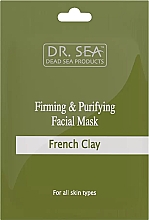 Kup Wzmacniająca maseczka oczyszczająca do twarzy z glinką francuską - Dr. Sea Firming and Purifying Facial Mask (saszetka)