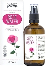 Organiczna woda różana, szkło - Zoya Goes Organic Bulgarian Rose Water — Zdjęcie N1