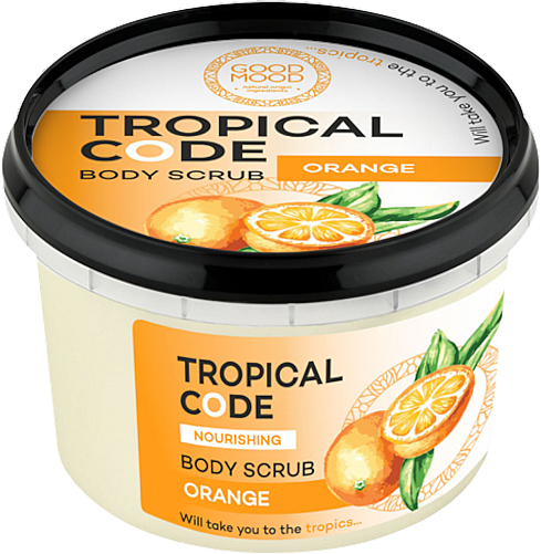 Peeling do ciała z pomarańczą - Good Mood Tropical Code Body Scrub Orange — Zdjęcie N1