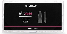 Formy do przedłużania paznokci - Semilac Acrylgel Nail Form Almond — Zdjęcie N1