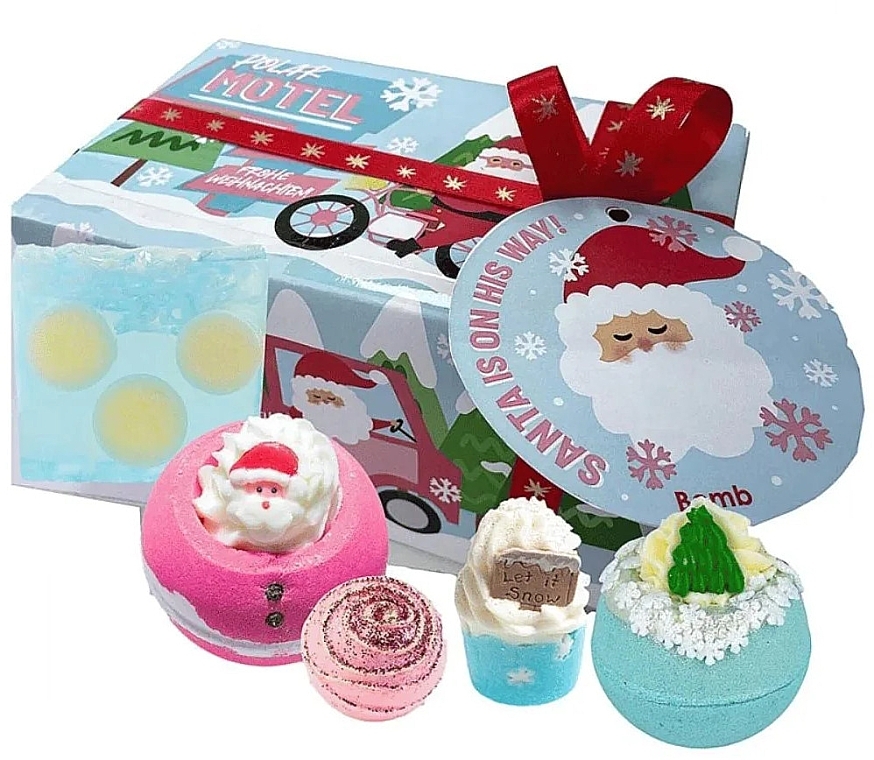 Zestaw, 5 produktów - Bomb Cosmetics Santa's Coming Bath Gift Set — Zdjęcie N2