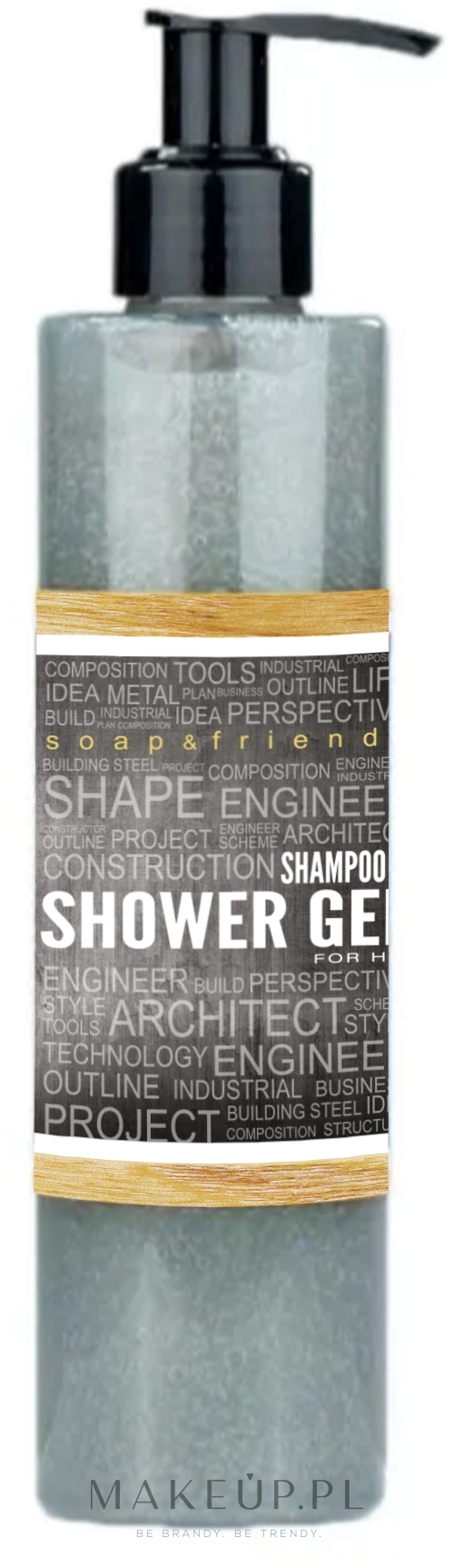 Szampon i żel pod prysznic 2w1 dla mężczyzn - Soap&Friends  — Zdjęcie 250 ml