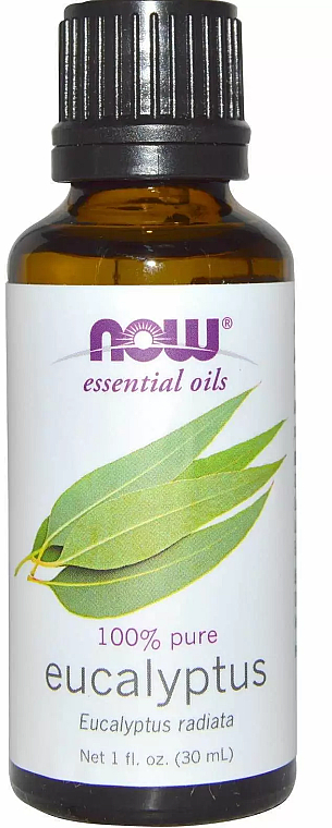 Olejek eukaliptusowy - Now Foods Essential Oils 100% Pure Eucalyptus Radiata — Zdjęcie N1