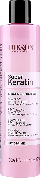 PREZENT! Szampon do włosów zniszczonych z keratyną - Dikson Super Keratin Shampoo — Zdjęcie N1