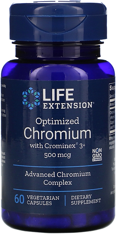 Chrom w kapsułkach - Life Extension Chromium — Zdjęcie N1