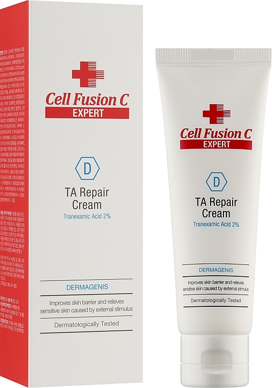 Intensywnie regenerujący krem do twarzy - Cell Fusion C TA Repair Cream — Zdjęcie N2