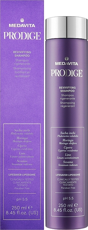 Rewitalizujący szampon do włosów - Medavita Prodige Revivifying Shampoo — Zdjęcie N2