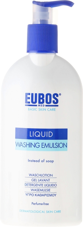 Bezzapachowa emulsja myjąca do ciała - Eubos Med Basic Skin Care Liquid Washing Emulsion — Zdjęcie N5
