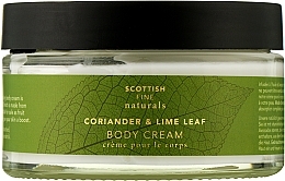 Krem do ciała z kolendrą i liśćmi limonki - Scottish Fine Soaps Naturals Coriander & Lime Leaf Body Cream — Zdjęcie N1