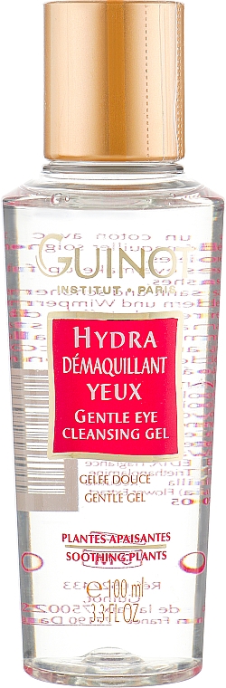 Delikatny żel do demakijażu oczu - Guinot Hydra Demaquillant Yeux — Zdjęcie N1