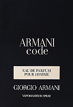 Kup Giorgio Armani Armani Code - Woda perfumowana (próbka)