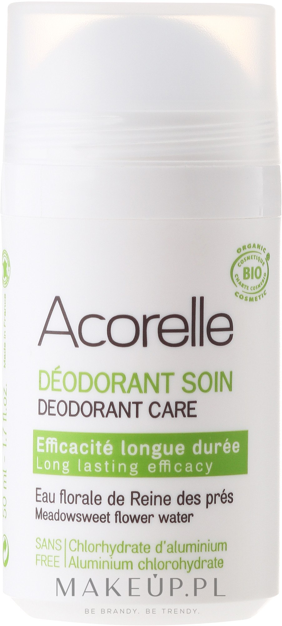 Mineralny dezodorant orzeźwiający Wiązówka błotna - Acorelle Deodorant Care — Zdjęcie 50 ml