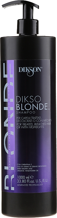 Szampon do jasnych włosów - Dikson Dikso Blonde Shampoo