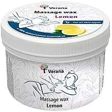 Wosk do masażu Cytryna - Verana Massage Wax Lemon — Zdjęcie N1