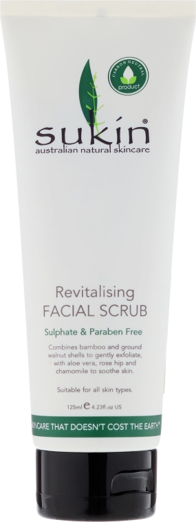 Rewitalizujący peeling do twarzy - Sukin Revitalizing Facial Scrub — Zdjęcie N1
