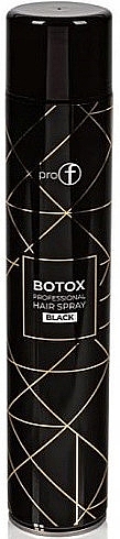 Lakier do włosów - PRO-F Professional Botox Black — Zdjęcie N1