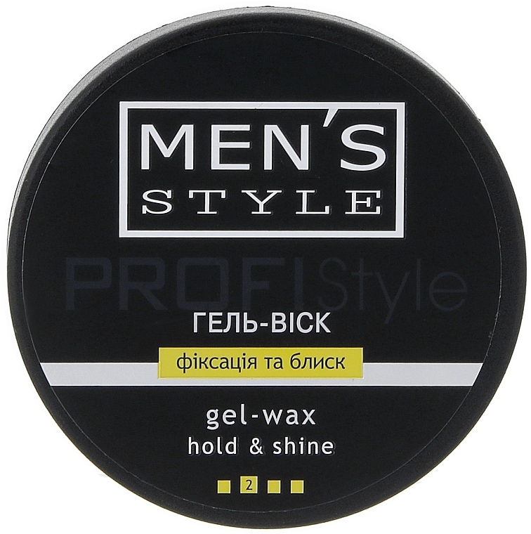 Wosk żelowy dla mężczyzn Fixing and Shine - Profi style Men's Style — Zdjęcie N2