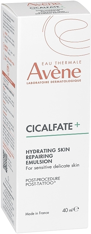 Nawilżająca emulsja regenerująca po zabiegach/po tatuażu - Avène Eau Thermale Cicalfate+ Hydrating Skin Repairing Emulsion — Zdjęcie N3