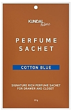 Saszetka zapachowa - Kundal Fabric Cotton Blue Signature Rich Perfume Sachet — Zdjęcie N1