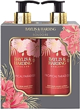 Kup Zestaw - Baylis & Harding Boudoire Tropical Paradise Luxury Hand Care Gift Set (h/wash/300ml + lot/300ml)