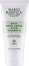 Krem do rąk z różą i witaminą E - Mario Badescu Rose Hand Cream with Vitamin E Tube — Zdjęcie N1