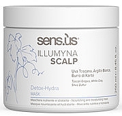 Detoksykująco-nawilżająca maska ​​do włosów - Sensus Illumyna Scalp Detox Hydra Mask — Zdjęcie N1
