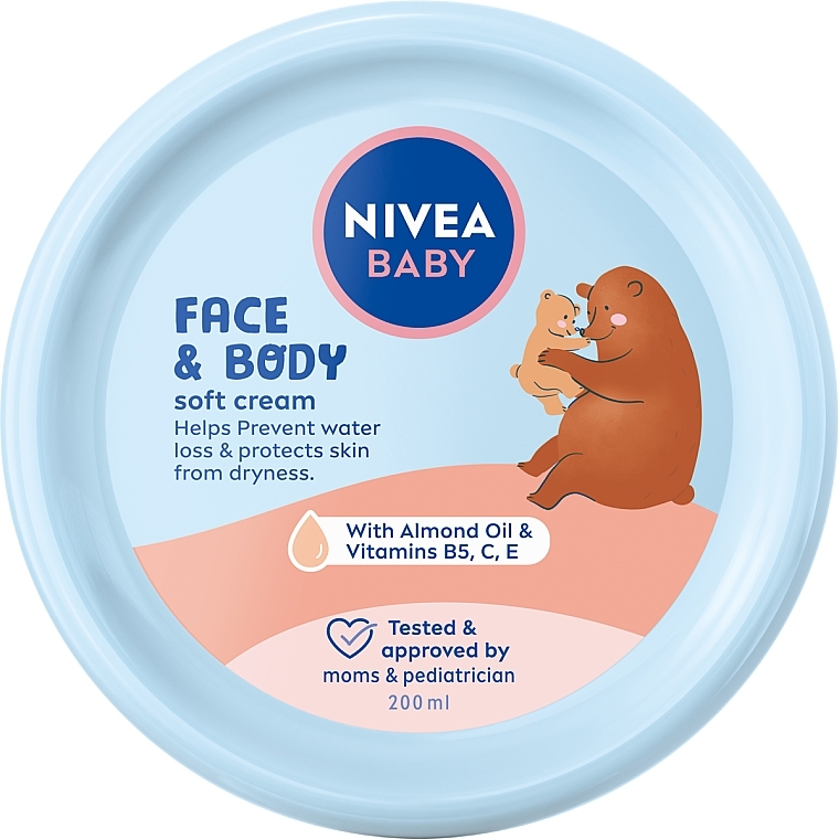 Krem Pielęgnacyjny do twarzy i ciała - Nivea Baby Care Cream — Zdjęcie N1