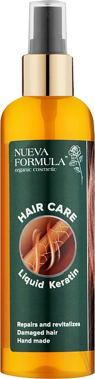 Spray do włosów chroniący przed wysoką temperaturą z keratyną - Nueva Formula — Zdjęcie N2