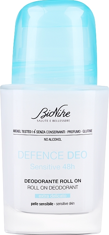 Dezodorant w kulce bez alkoholu - BioNike Defence Deo Sensitive 48H Extra Delicate — Zdjęcie N1