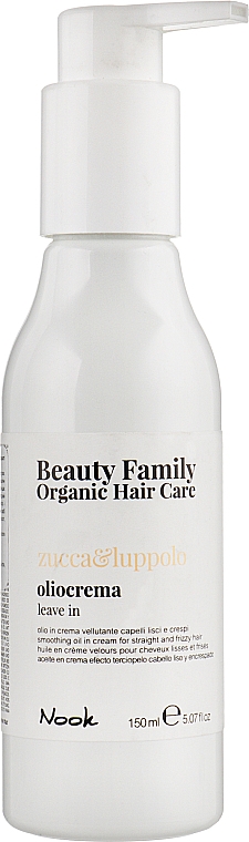 Olej w kremie do wygładzania niesfornych włosów - Nook Beauty Family Organic Hair Care — Zdjęcie N1