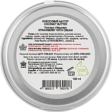 Naturalne kokosowe masło do ciała Truskawki z kremem - Enjoy & Joy Enjoy Eco Coconut Body Butter Strawberry With Cream — Zdjęcie N4