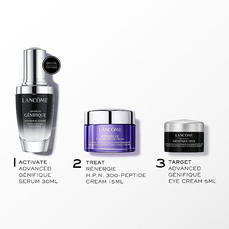 Zestaw - Lancome Advanced Genifique (ser/30ml + cr/15ml + eye/cr/5ml) — Zdjęcie N3