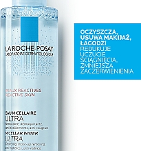 Woda micelarna do skóry wrażliwej i reaktywnej - La Roche-Posay Micellar Water Ultra For Reactive Skin — Zdjęcie N2