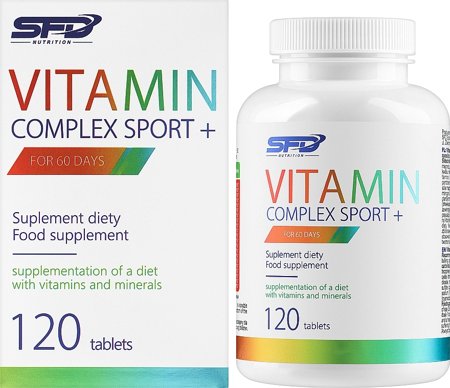 Kompleks witamin - SFD Nutrition Vitamin Complex Sport  — Zdjęcie N2
