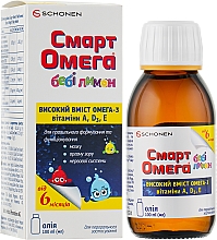 Suplement diety dla dzieci z ekstraktem witamin i omega-3 - Schonen Smart Omega — Zdjęcie N2