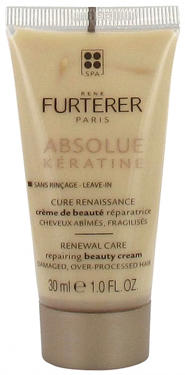 Regenerujący krem keratynowy do włosów - Rene Furterer Absolue Keratine Repairing Beauty Cream